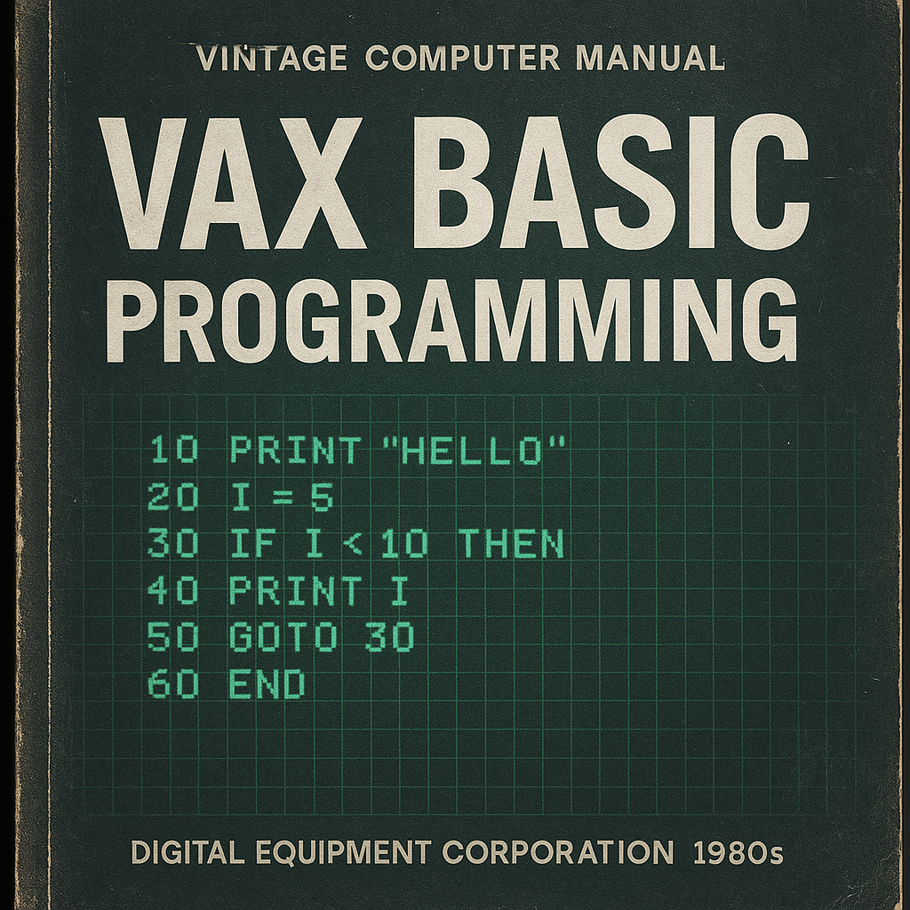 Ultimate Guide to the VAX BASIC Programming Manual PDF: Retro Computing Goldmine