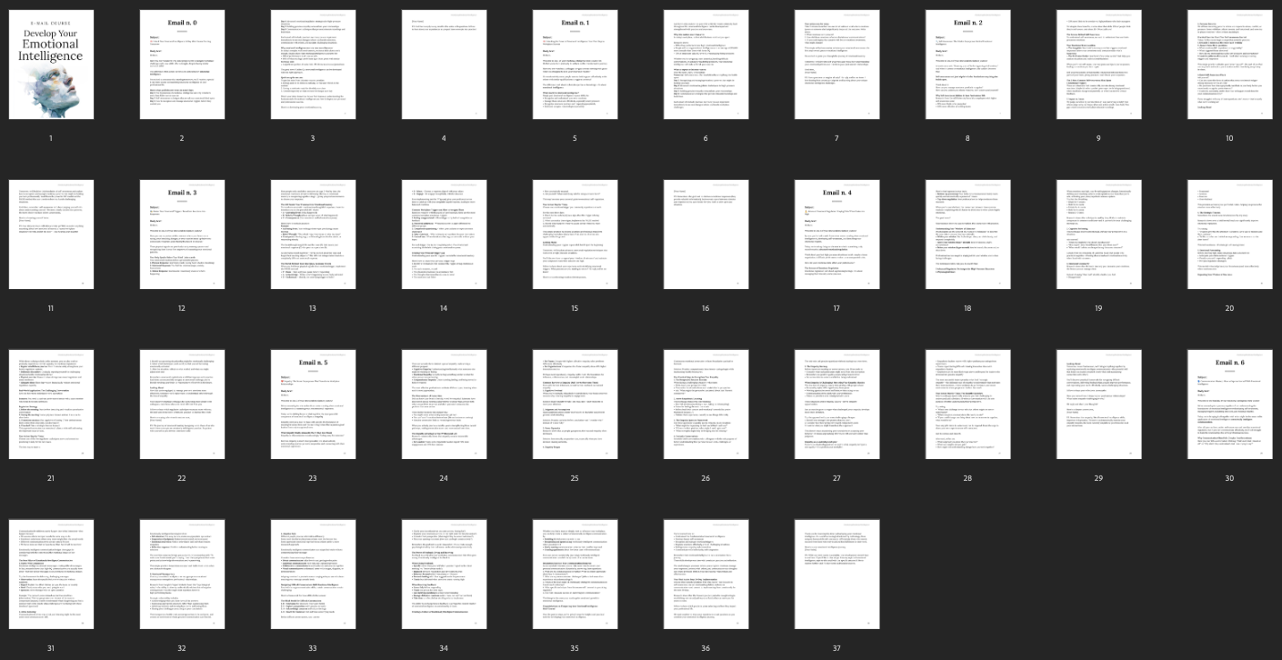 Develop Your Emotional Intelligence