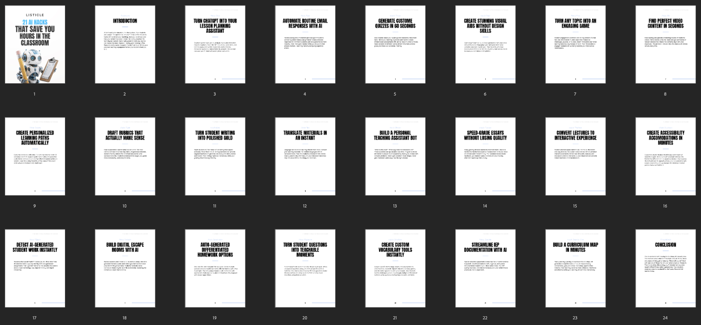 21 AI Hacks That Save You Hours in the Classroom - Ultimate AI Teaching Guide for Modern Educators
