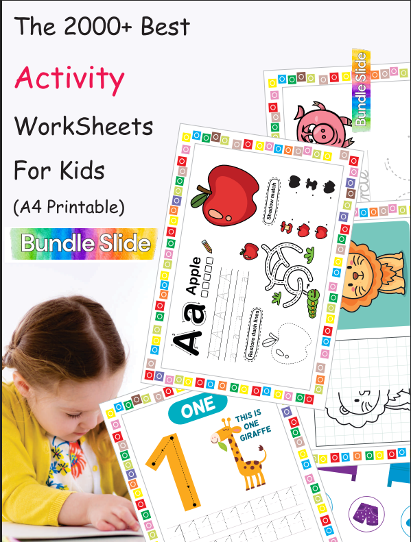 2000+ Activity Worksheets for Kids (A4 Printable PDF)
