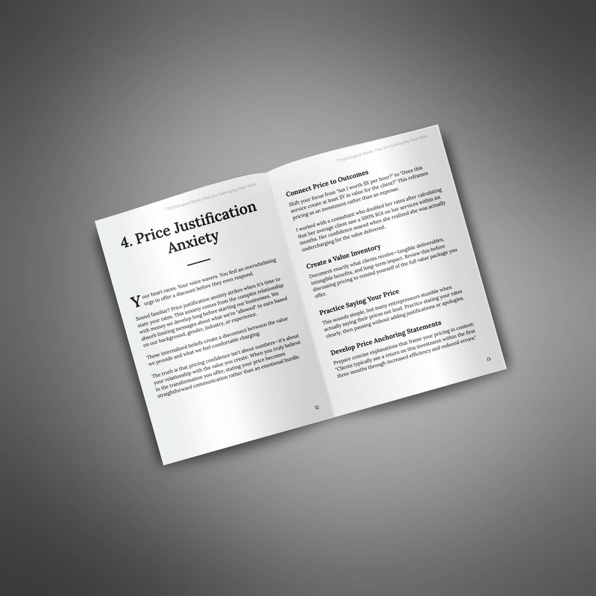 7 Psychological Blocks Sabotaging Your Sales – Sales Mindset eBook | Digital Download PLR | Instant Lead Magnet for Coaches & Entrepreneurs