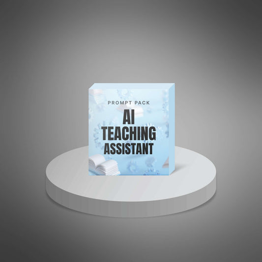 AI Teaching Assistant – ChatGPT Prompts for Lesson Plans, Grading, Parent Emails & Worksheets | Teacher Prompt Pack | Digital Download