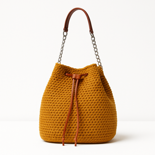 Borsa Secchiello all’Uncinetto video guida completa passo passo con pdf