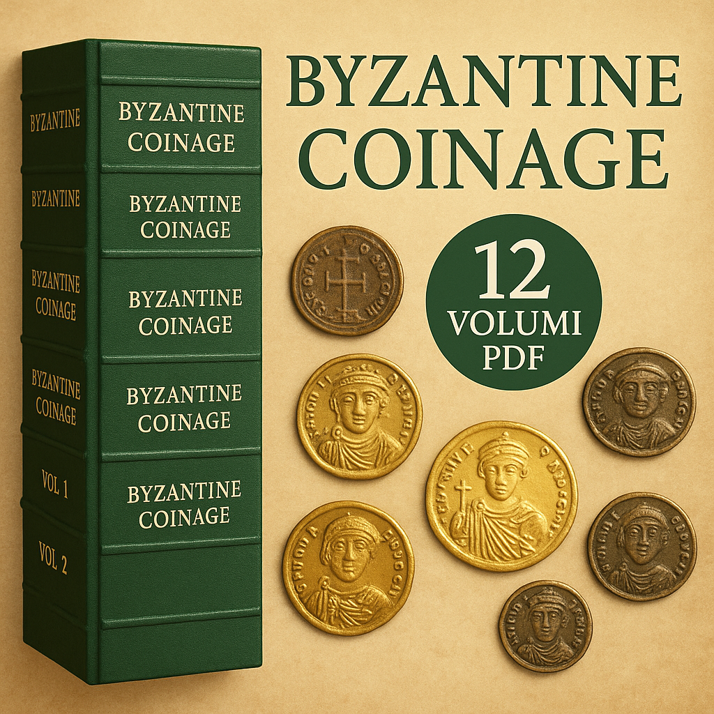 CATALOGHI PDF MONETE BIZANTINE 12 Volumi + Foto
