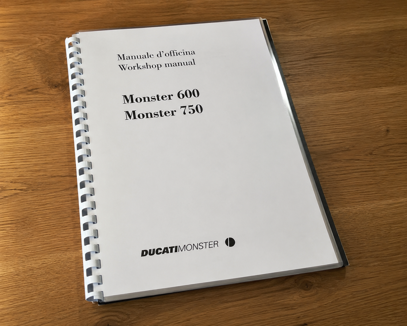 Manuale Officina Ducati Monster 600 750 PDF Italiano Inglese 234 Pagine