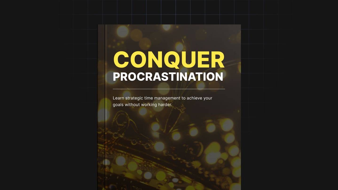 Conquer Procrastination ebook cover