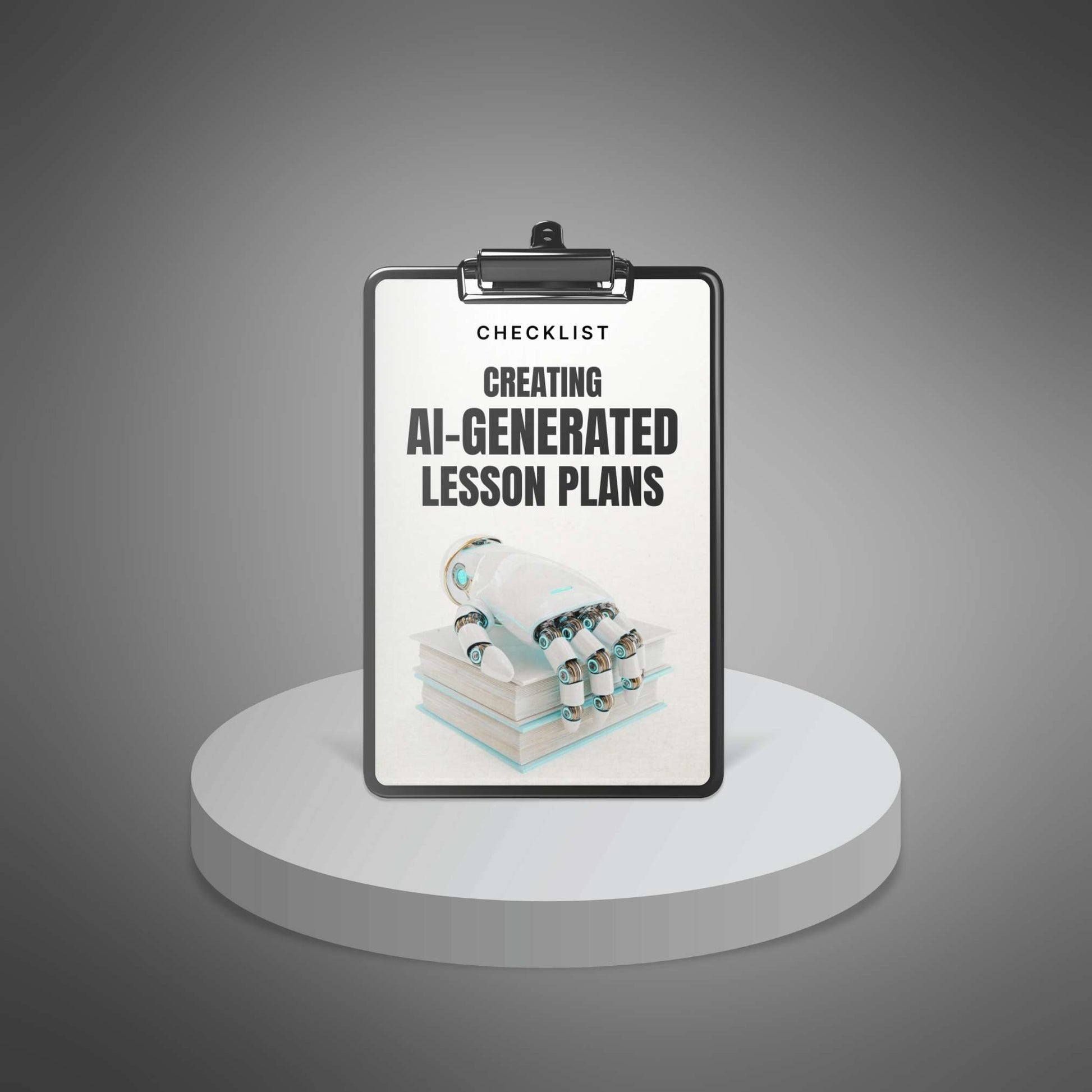 AI-Generated Lesson Plans Checklist (PDF) – Teacher Planner & ChatGPT Lesson Plan Template | Digital Download