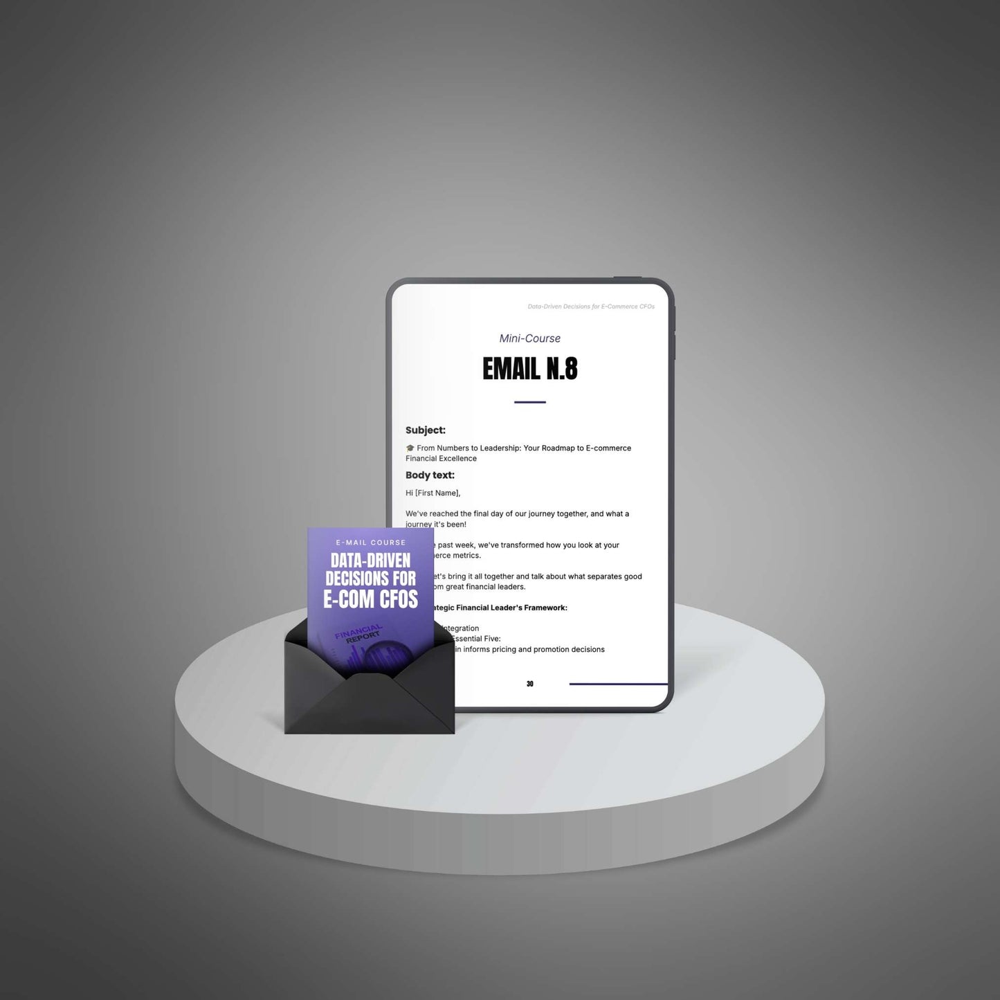 Data-Driven Decisions for E‑Commerce CFOs (Email Course) – KPIs, Forecasting, Growth