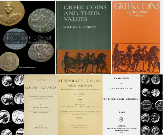 Greek Coins - Magna Graecia - Catalog of Greek Coins in the British Museum 8 Vol