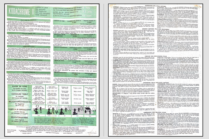 Manuale PDF Kodak Kodachrome II – Guida Completa all’Uso del Film per Luce Naturale