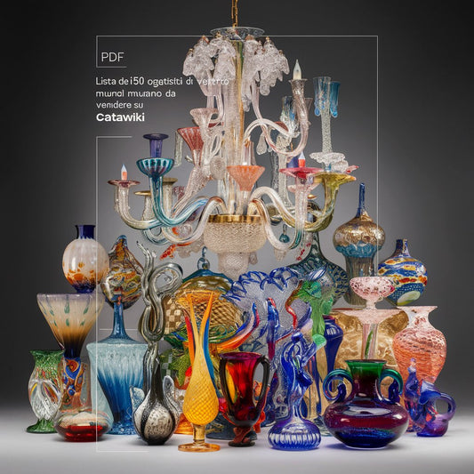 List of the 50 Most Valuable Murano Glass Objects to Sell on Catawiki (Downloadable PDF)