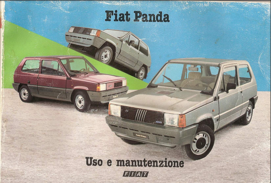 FIAT PANDA 1st series REPAIR MANUAL (PDF download)