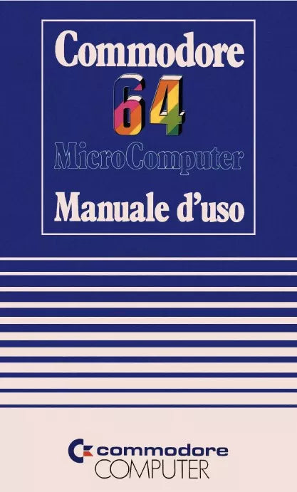 Vintage Commodore C64 PDF Manual - 182 pages in Italian