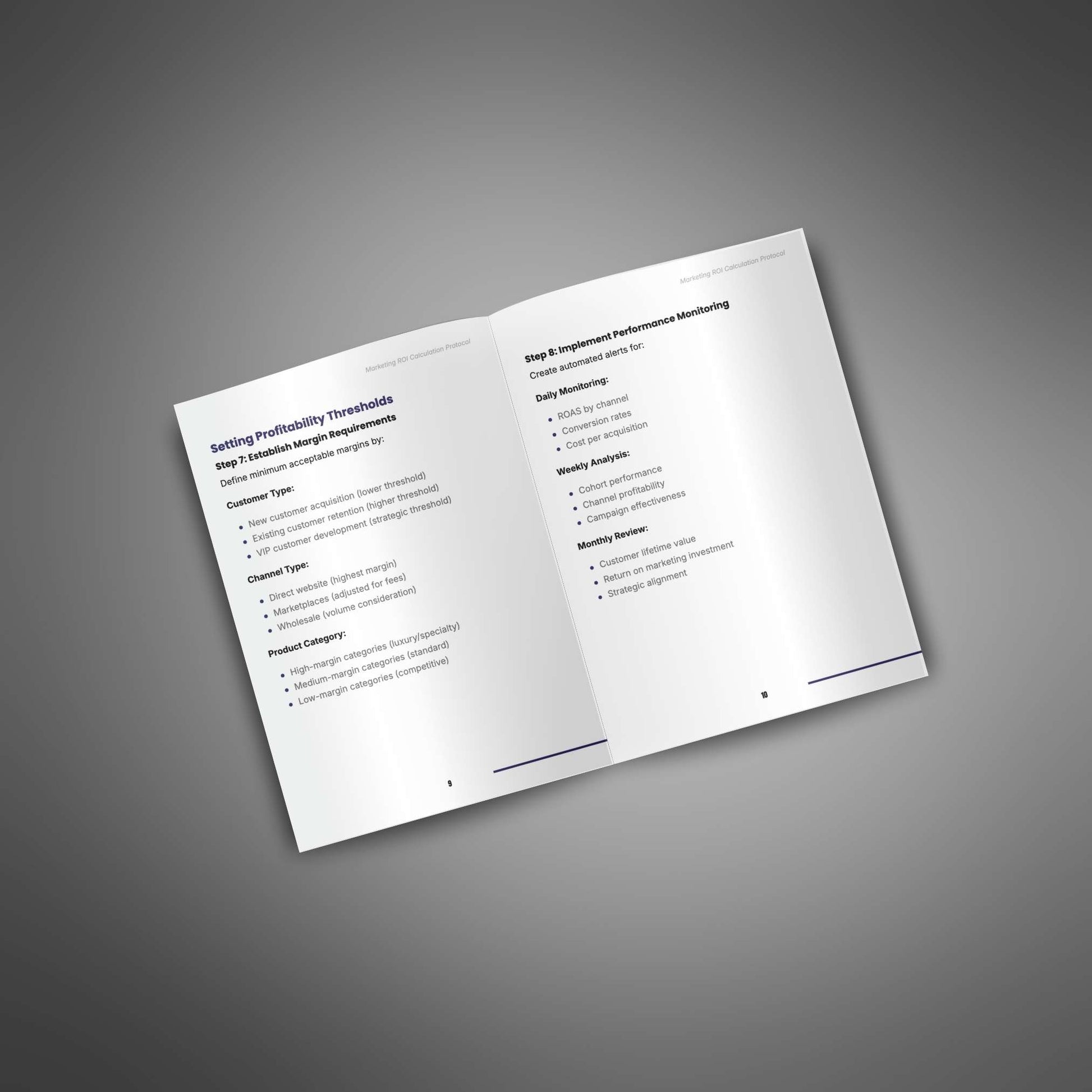 Marketing ROI Calculation Protocol (PDF) – Track Costs, LTV, Real ROI