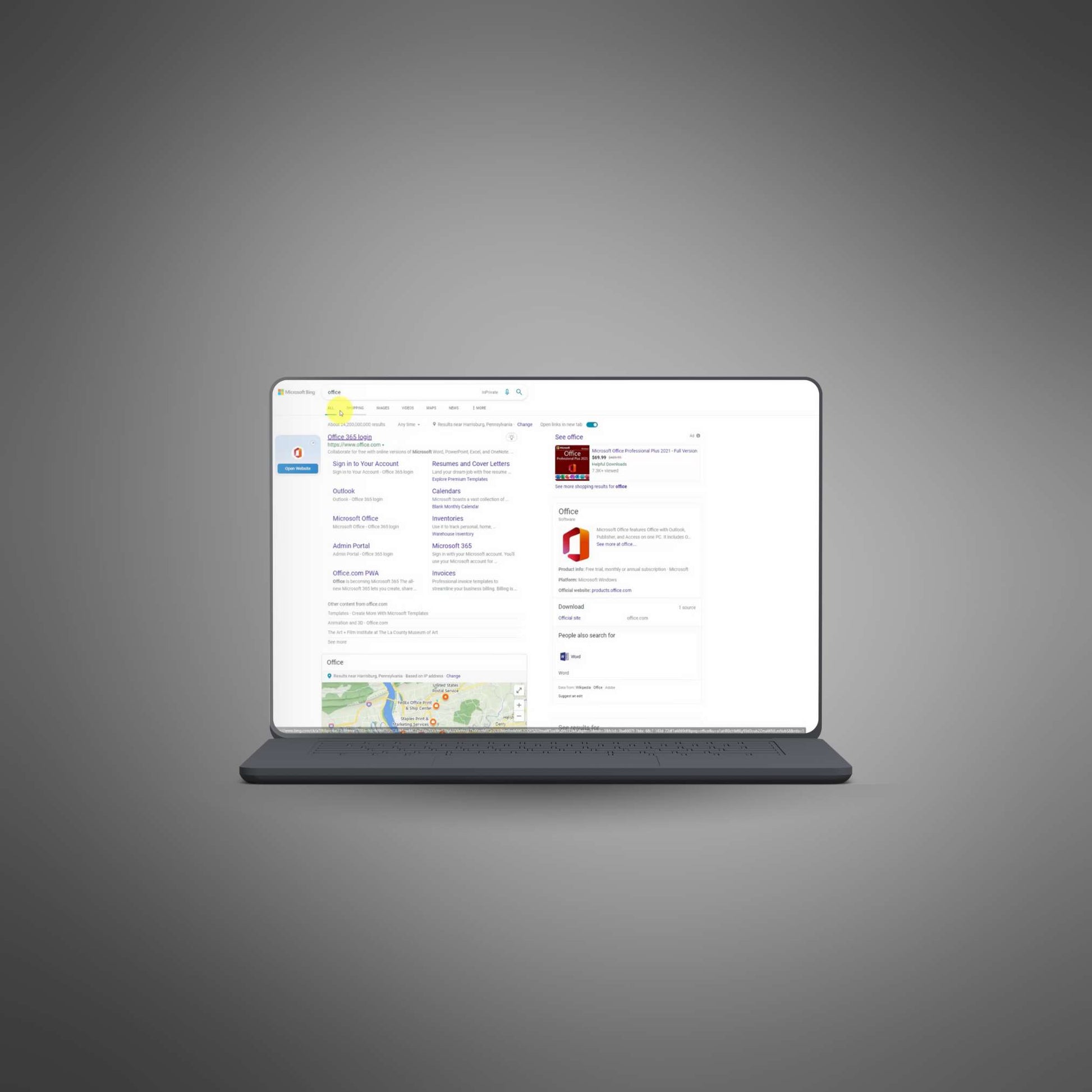 A digital course cover featuring a laptop, books, and a pen, representing online authorship and business growth.