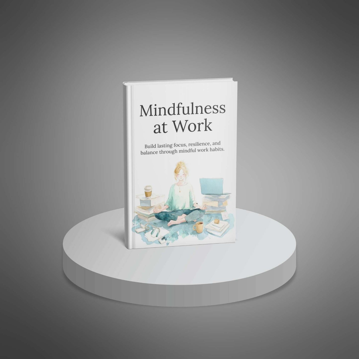 Standing book mockup – Mindfulness at Work