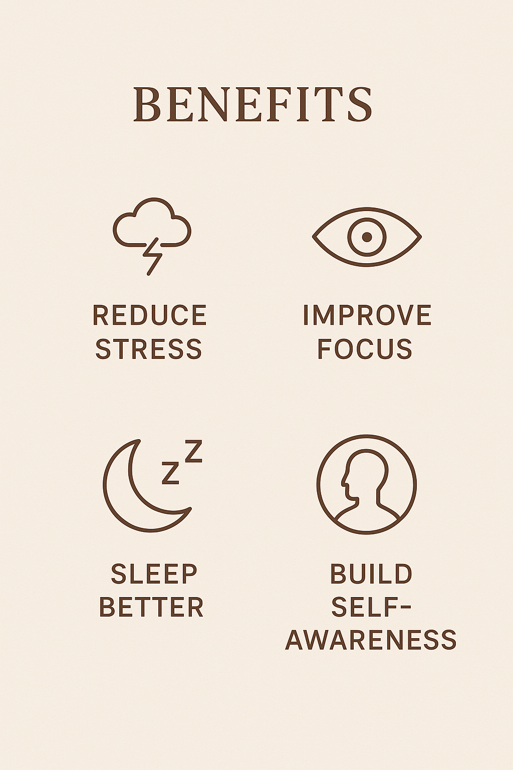 Mindfulness & Meditation Guide PDF – 36-Page Digital Workbook | Stress-Relief Exercises, Breathing Journal, Instant Download