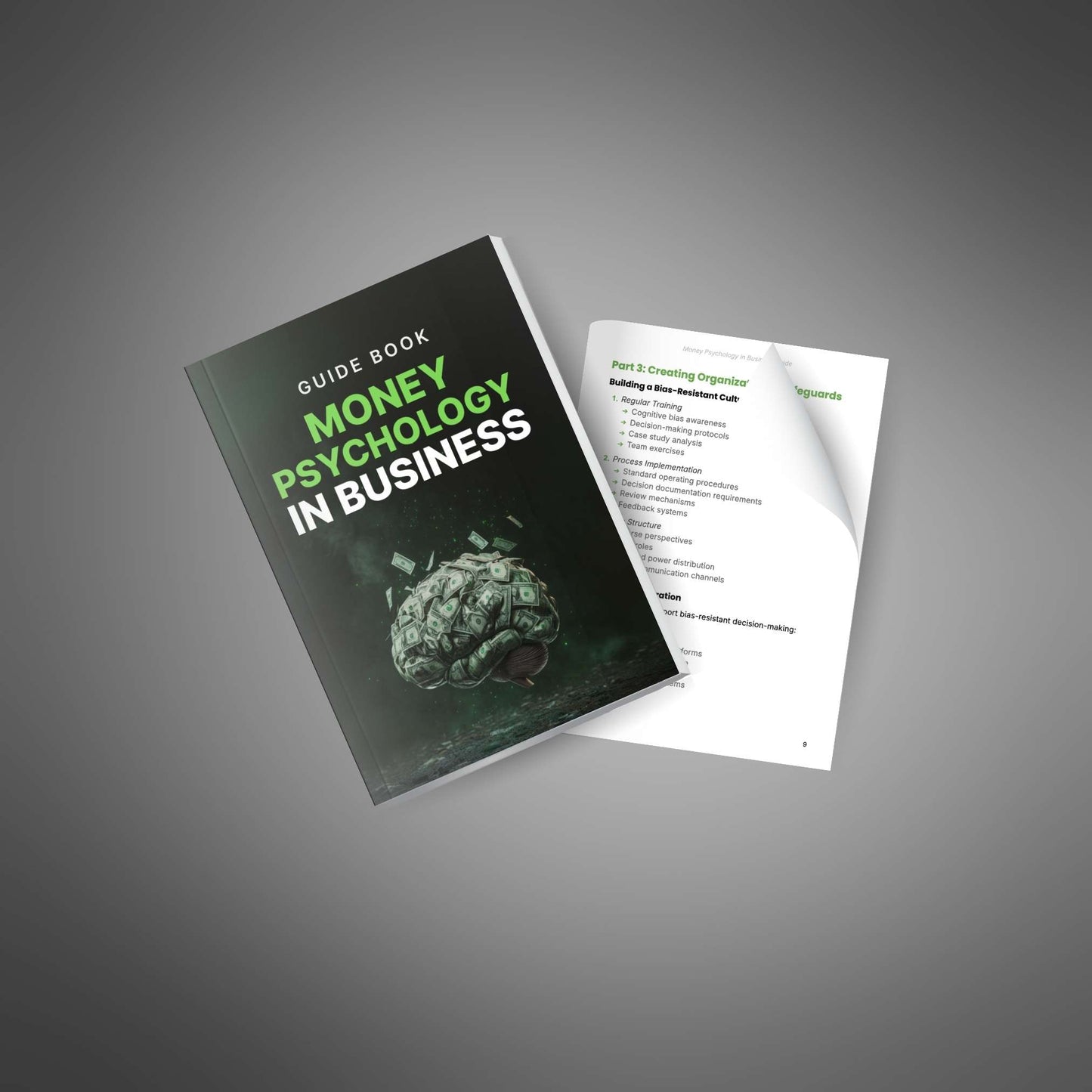 Money Psychology in Business guide sample page