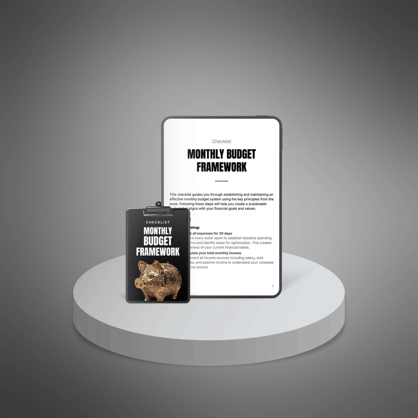 Monthly Budget Framework Checklist image 3