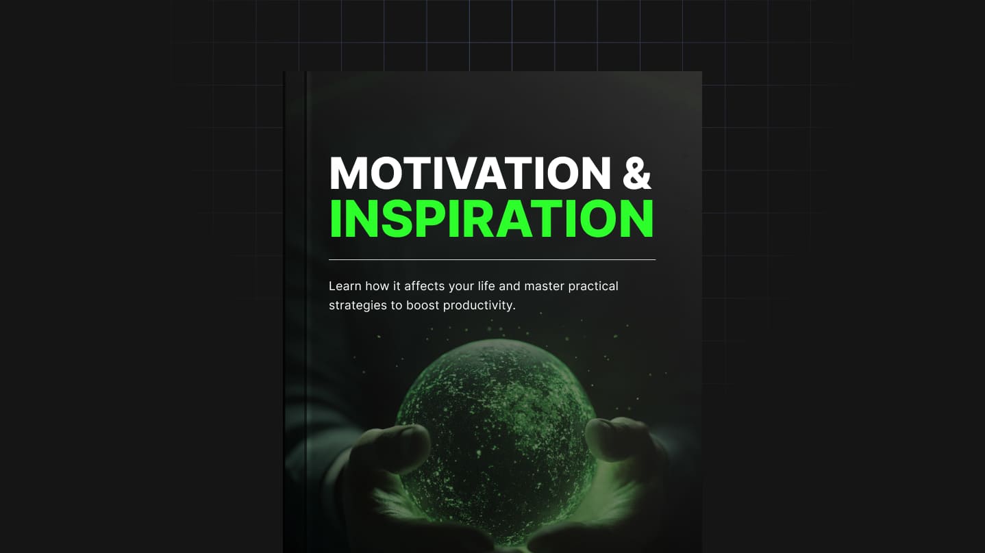 Dettaglio copertina ebook Motivazione e Ispirazione