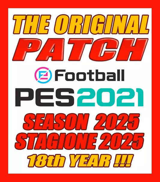 ORIGINAL PATCH - PES 2021 OPTION FILE 2024/25 - SEASON 2025 - PROFESSIONAL FOR PC