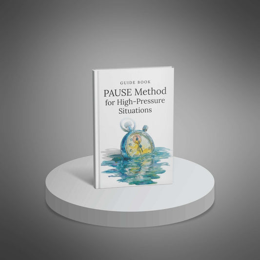 PAUSE Method Guide | Stress Management, Emotional Intelligence & Crisis-Leadership Blueprint - Instant Digital Download