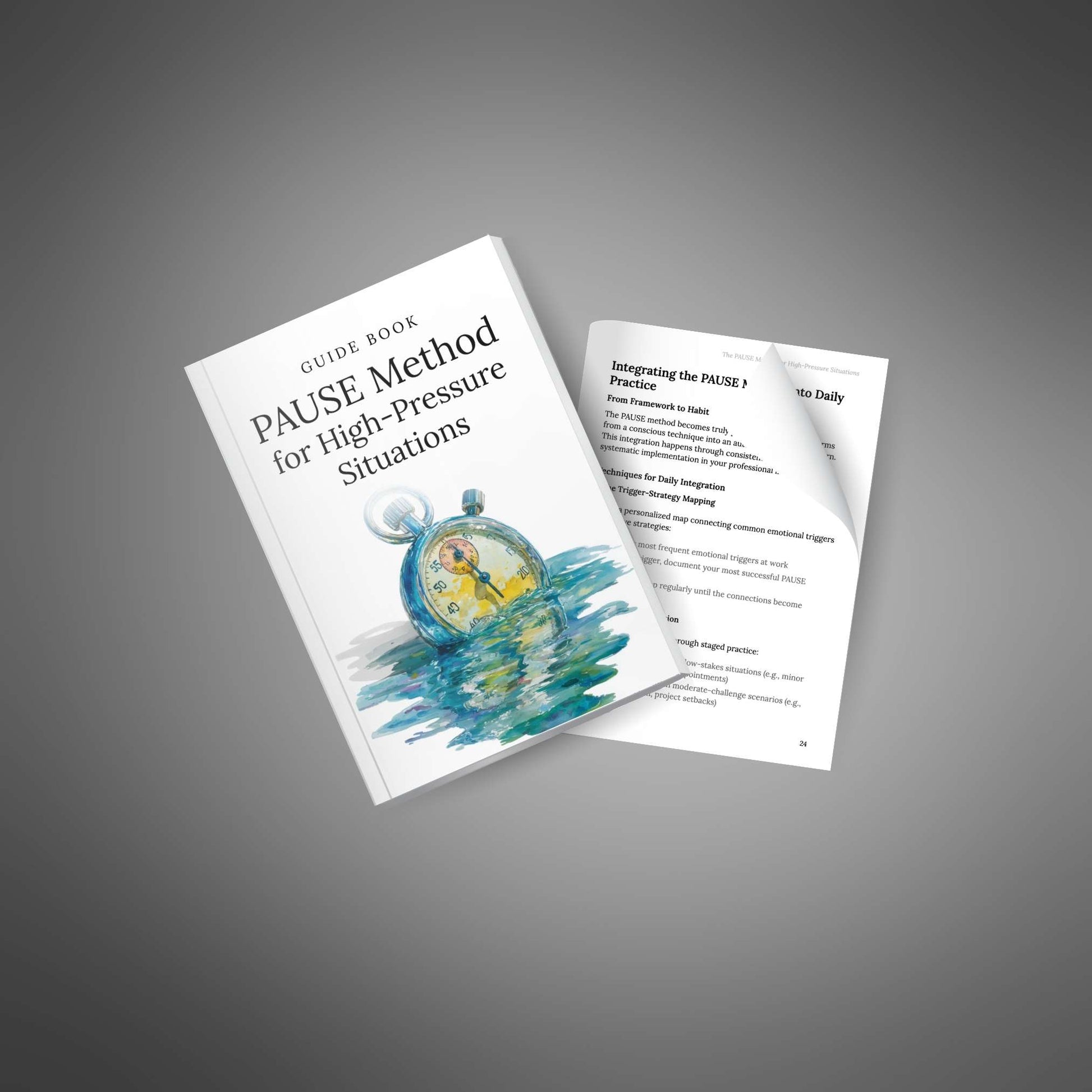 PAUSE Method Guide | Stress Management, Emotional Intelligence & Crisis-Leadership Blueprint - Instant Digital Download