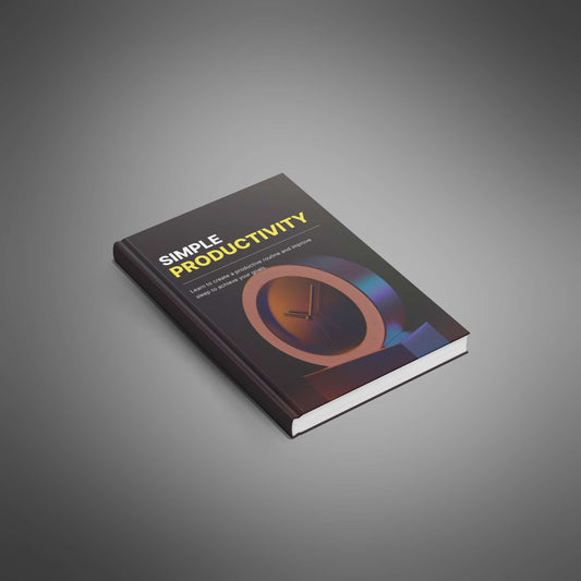 Simple Productivity PLR Ebook | Time-Management, Goal-Setting & Focus Guide | Boost Efficiency & Achieve More