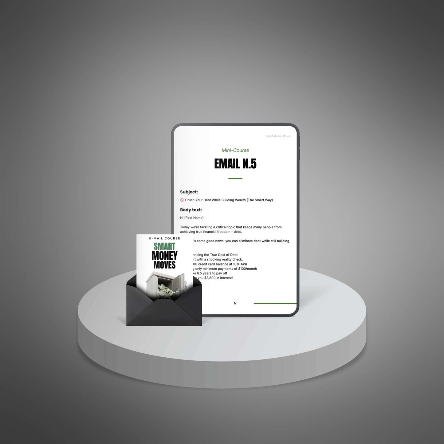 Smart Money Moves email course mockup image 4