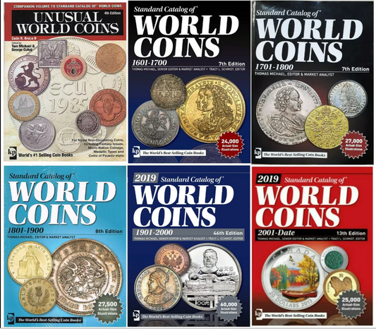 Complete Bundle Standard Catalog of World Coins PDF 1601-2019 - Instant Download