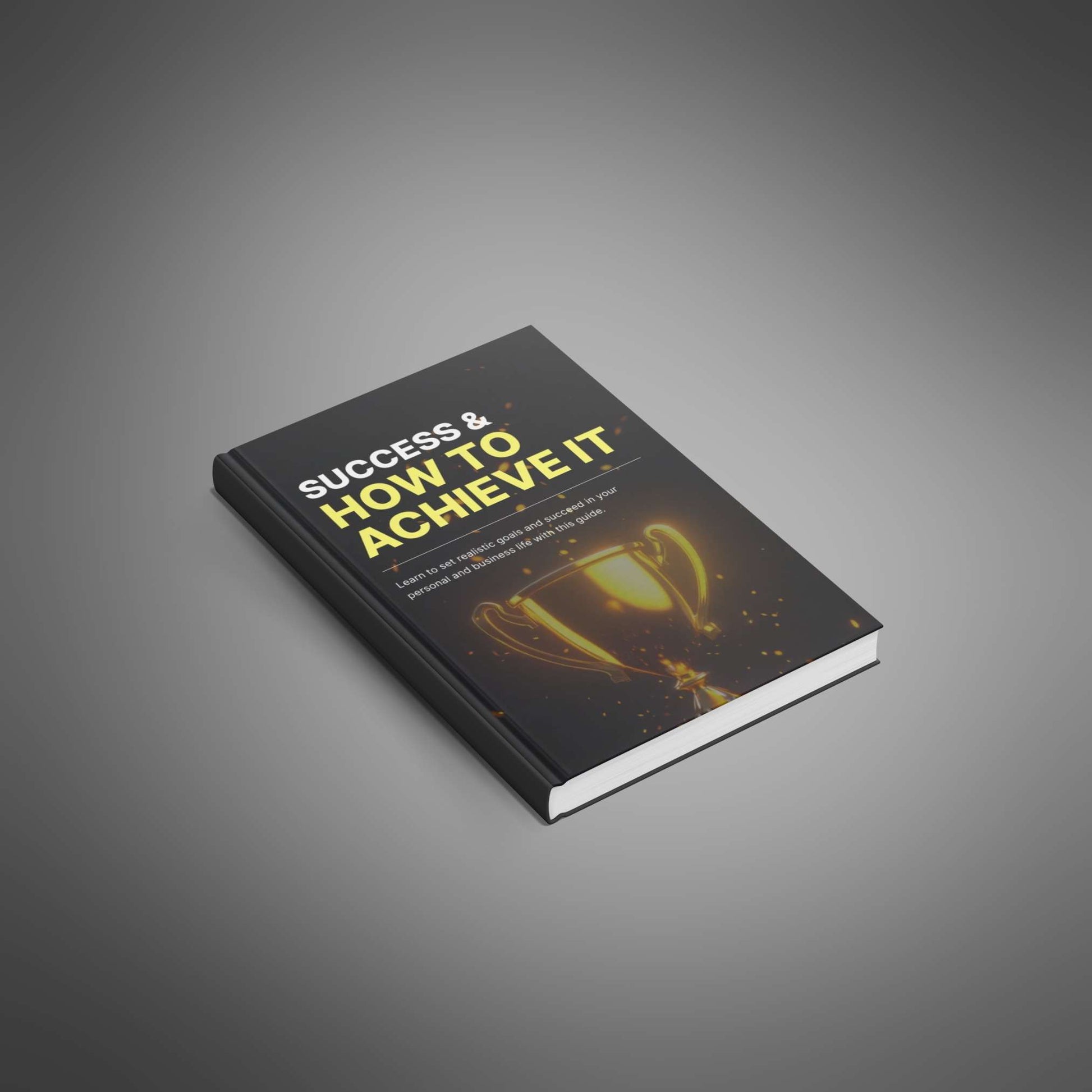 A motivational ebook cover featuring an upward arrow and confident silhouettes, symbolizing growth and success.