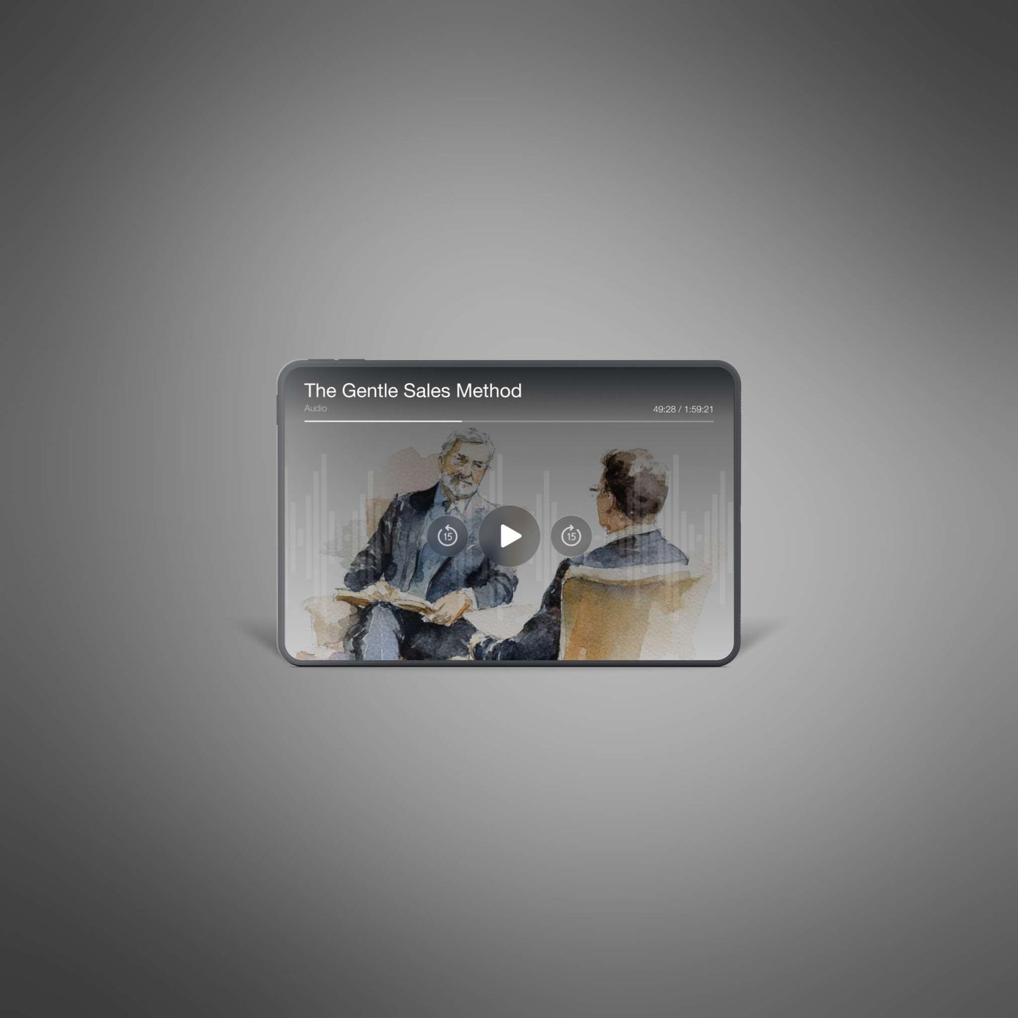 The Gentle Sales Method audio player artwork close-up