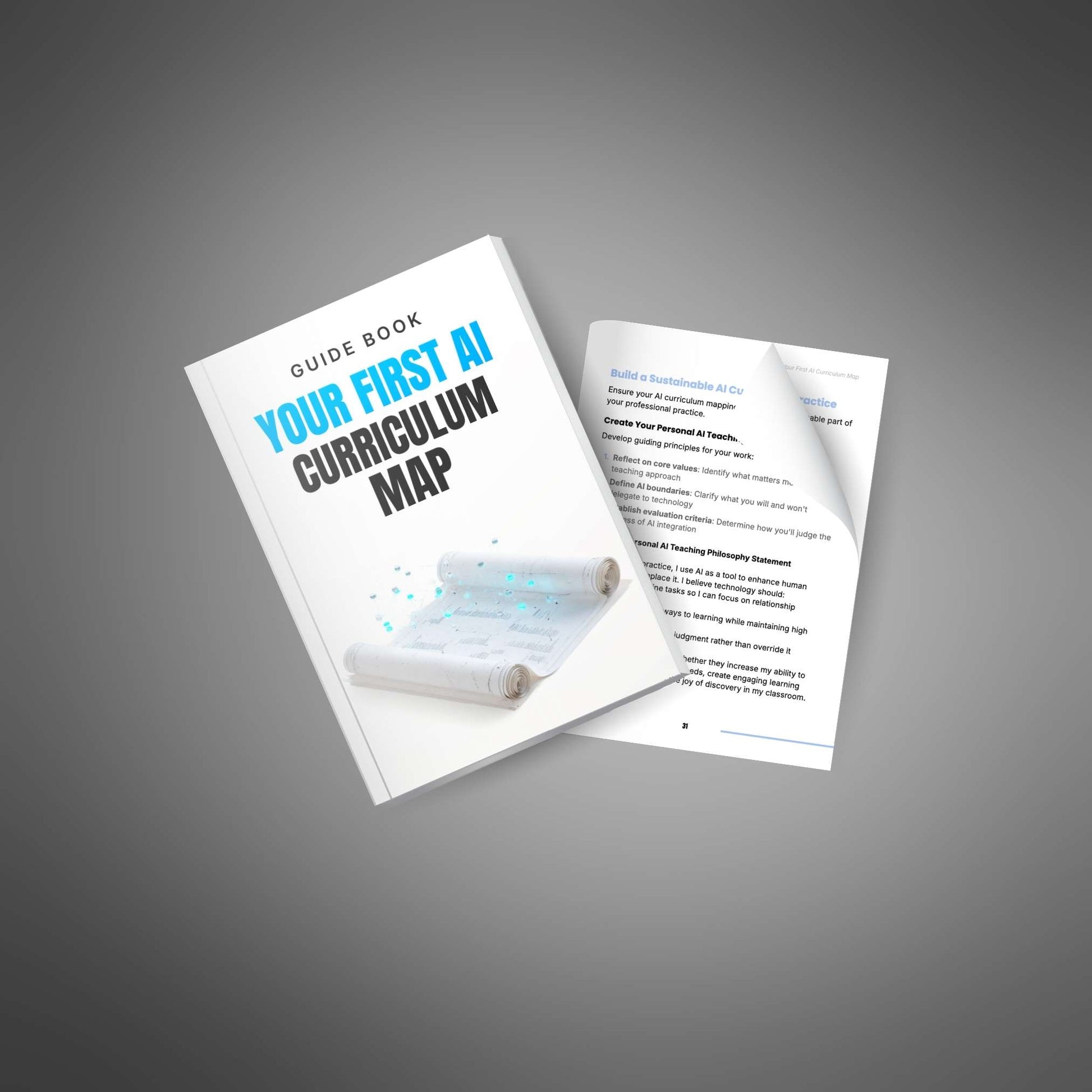 AI Curriculum Map Guide for Teachers (36 Pages) – Step-by-Step Planning, Standards Alignment & Checklists | Digital Download