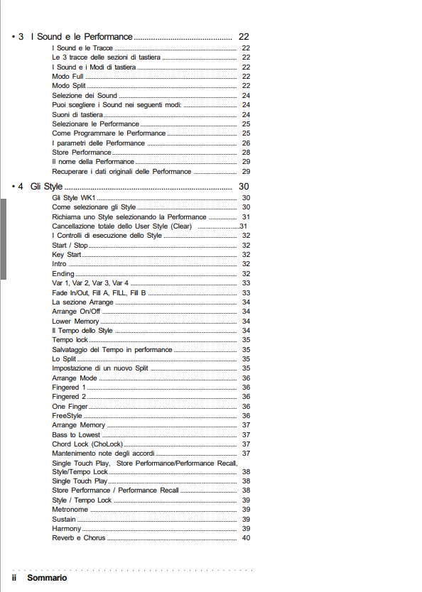 Manuale d'Uso per Tastiera Generalmusic WK1 - PDF Scaricabile