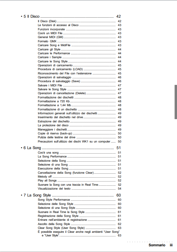 Manuale d'Uso per Tastiera Generalmusic WK1 - PDF Scaricabile