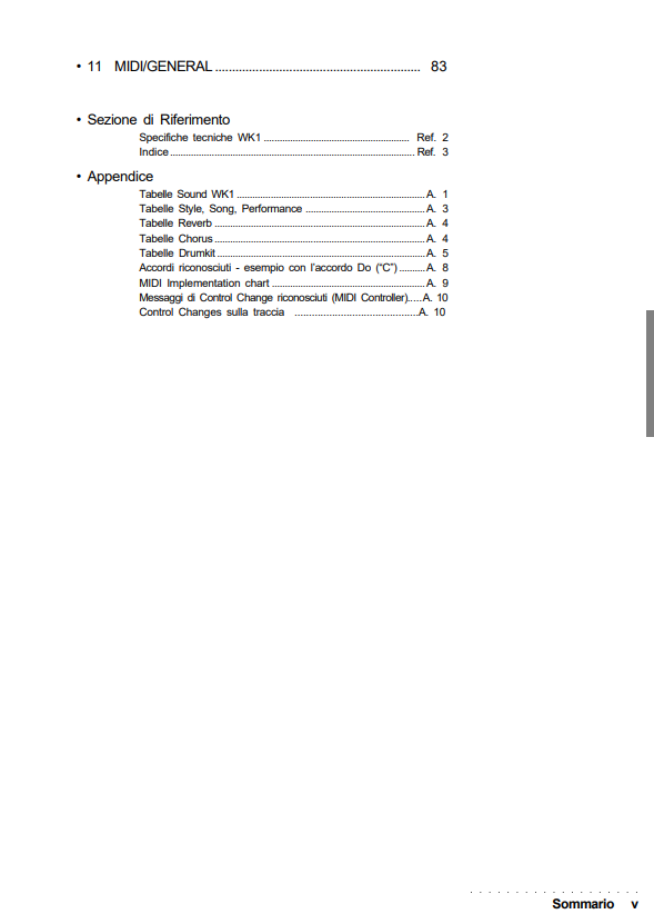 Manuale d'Uso per Tastiera Generalmusic WK1 - PDF Scaricabile