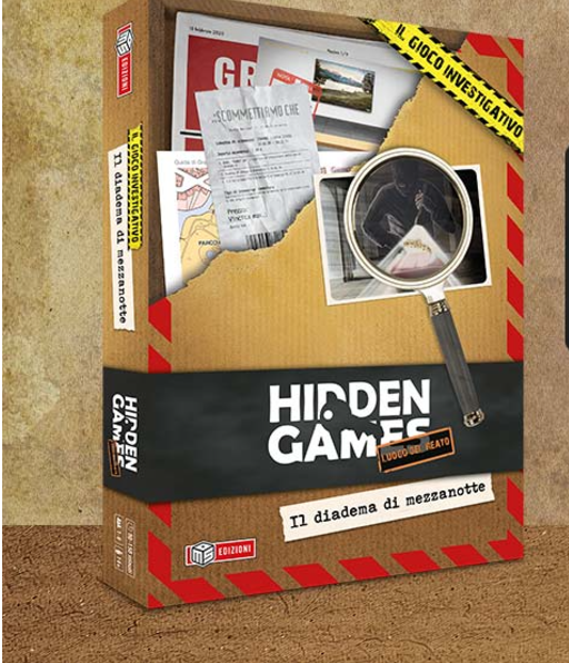 Hidden Games: The Midnight Diadem - A Printable Detective Game in PDF Format