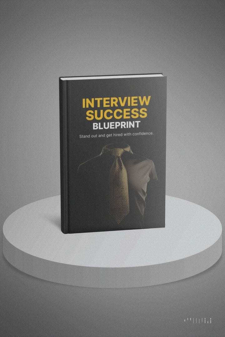 Interview Success Blueprint – Job Interview Preparation Ebook | Personal Branding & Salary Negotiation Tips | Instant Digital Download