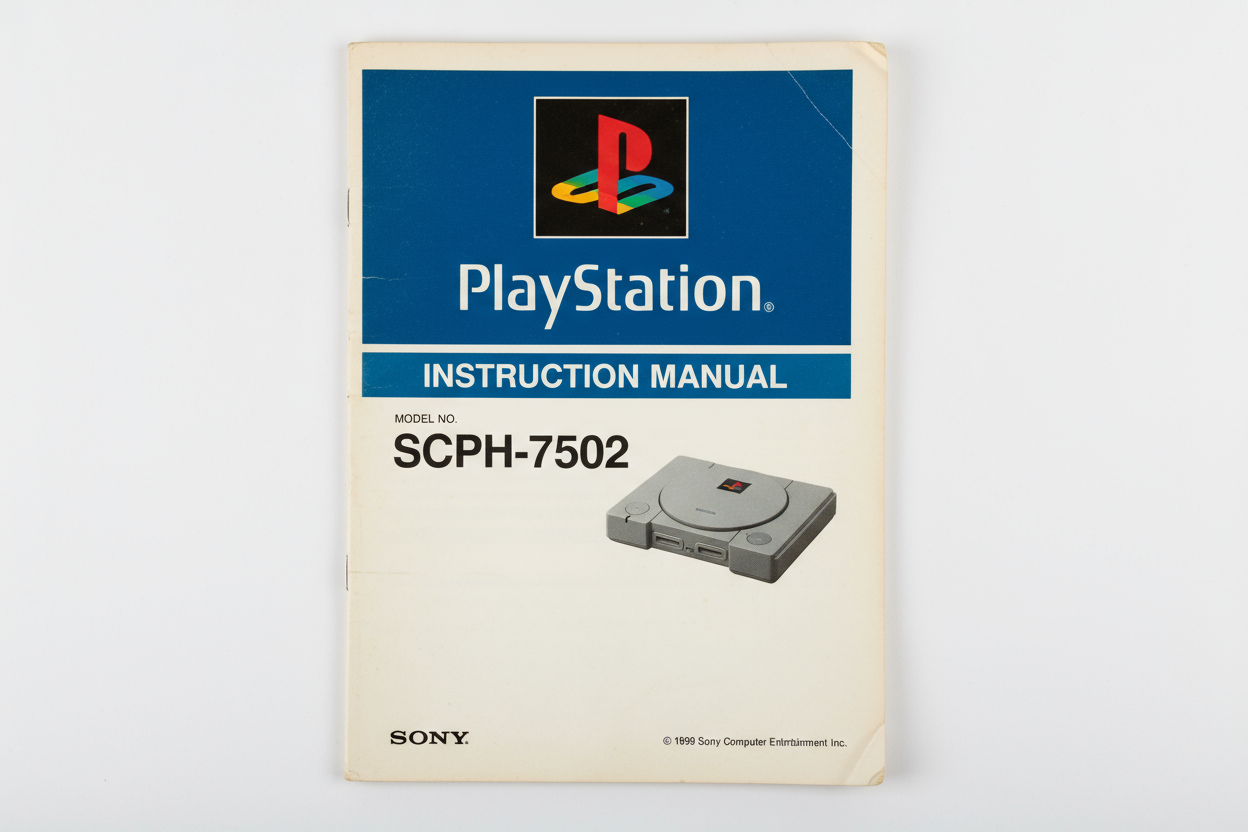 Sony PlayStation SCPH-7502 Console Manual – Original Booklet Scan (PDF)