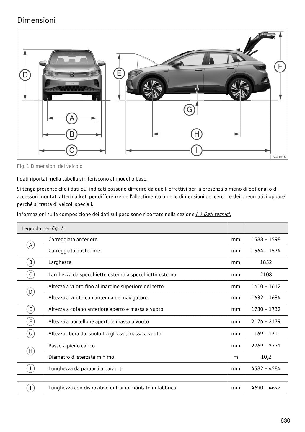 Pagina interna reale del manuale Volkswagen ID.4 2024 - anteprima 10