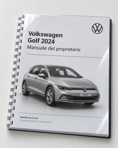 VOLKSWAGEN GOLF 2024 MANUALE PROPRIETARIO ITALIANO PDF