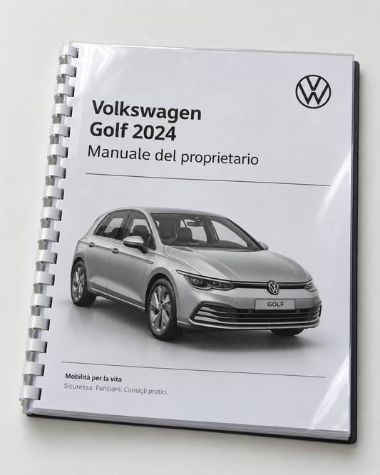 VOLKSWAGEN GOLF 2024 MANUALE PROPRIETARIO ITALIANO PDF