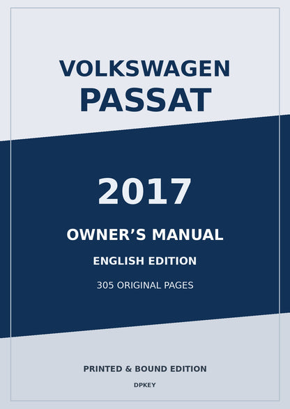 Copertina digitale in inglese Passat 2017
