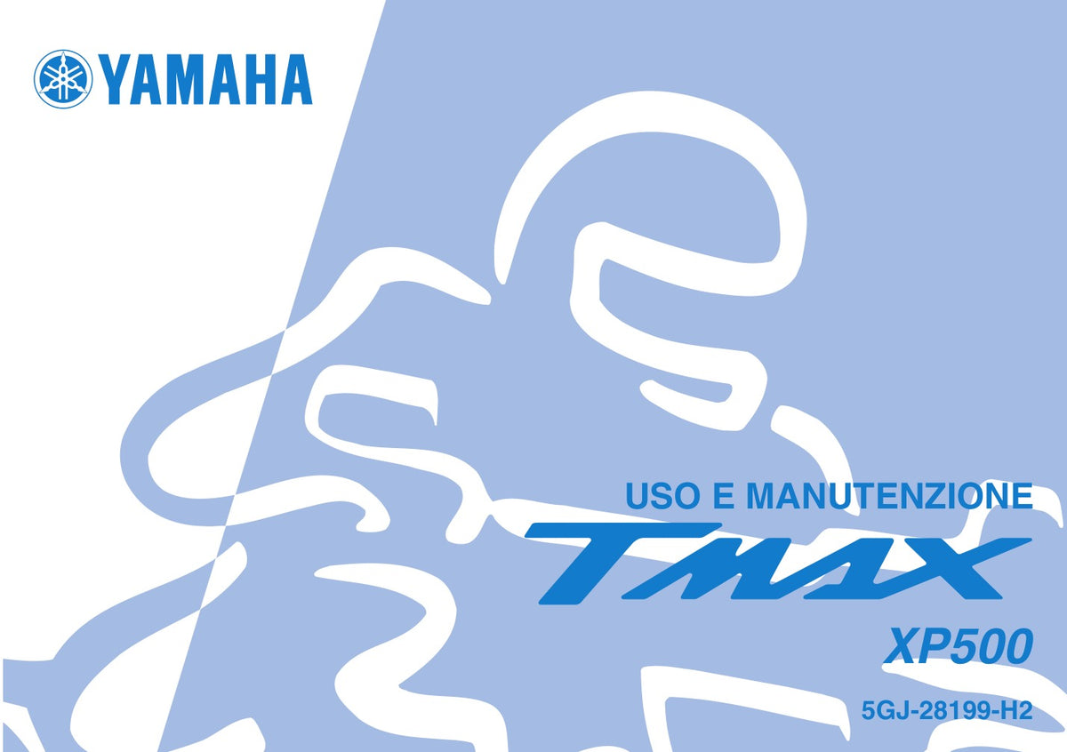 Yamaha TMAX XP500 2003 Manuale Uso e Manutenzione Italiano PDF – 102 Pagine