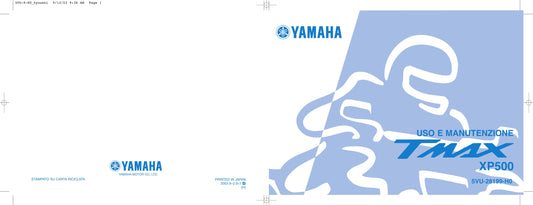 Yamaha TMAX XP500 2004 Manuale Uso e Manutenzione Italiano PDF – 92 Pagine