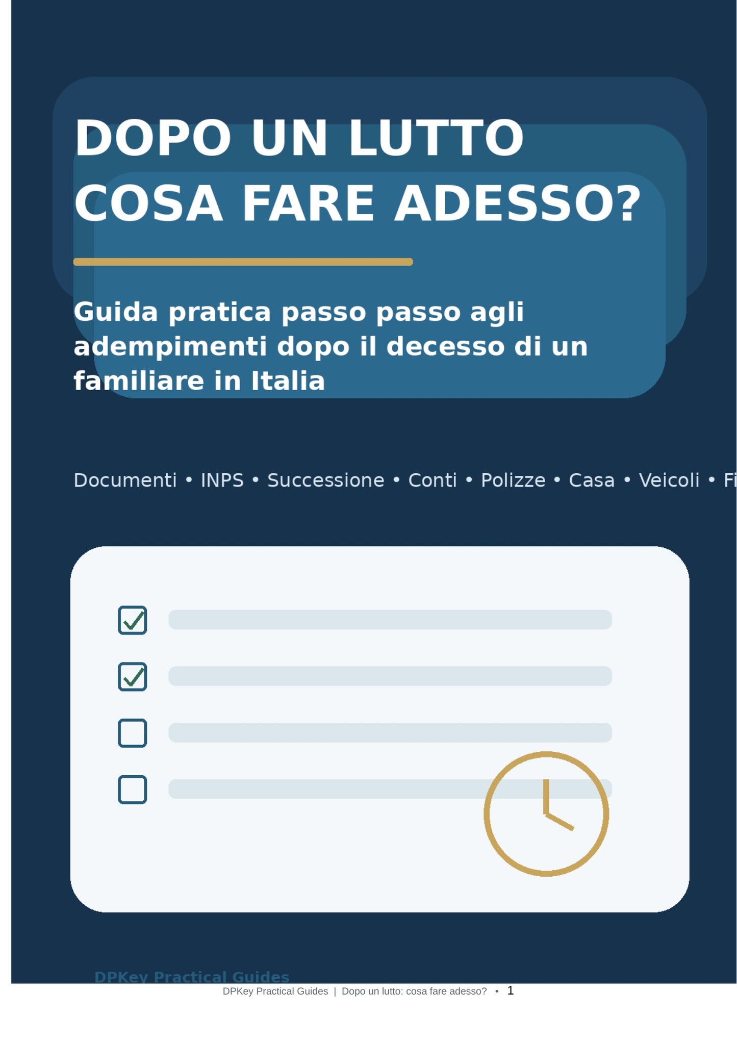 Dopo un lutto: cosa fare adesso? Guida pratica dopo un decesso in Italia