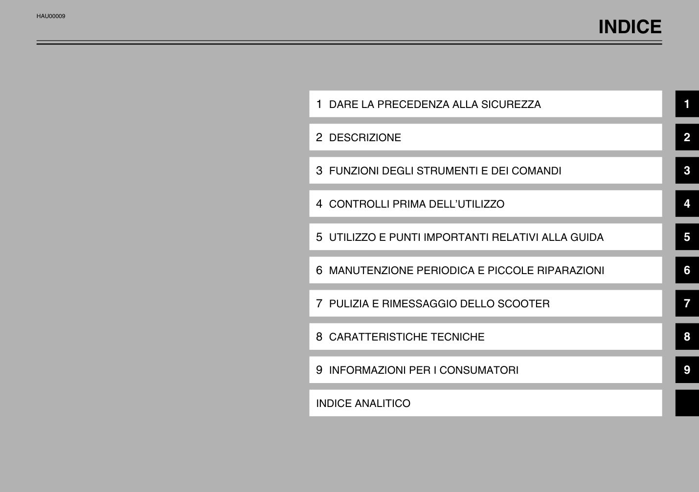 Yamaha TMAX XP500 2003 Manuale Uso e Manutenzione Italiano PDF – 102 Pagine