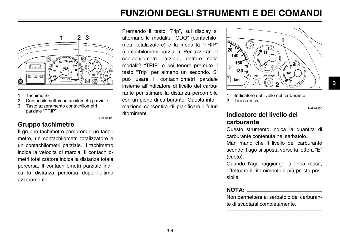 Yamaha TMAX XP500 2003 Manuale Uso e Manutenzione Italiano PDF – 102 Pagine