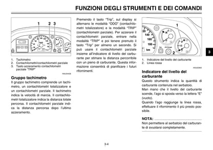 Yamaha TMAX XP500 2003 Manuale Uso e Manutenzione Italiano PDF – 102 Pagine