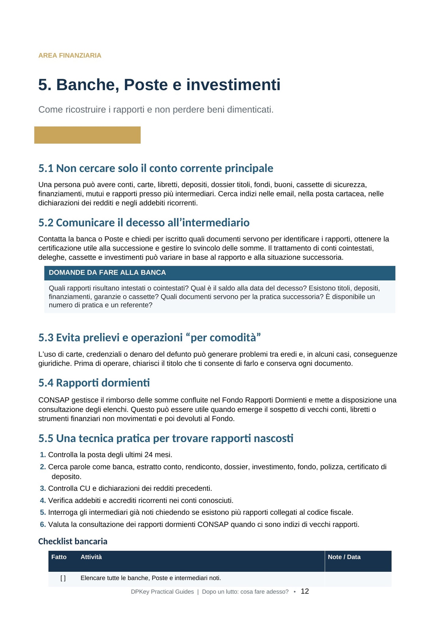 Dopo un lutto: cosa fare adesso? Guida pratica dopo un decesso in Italia